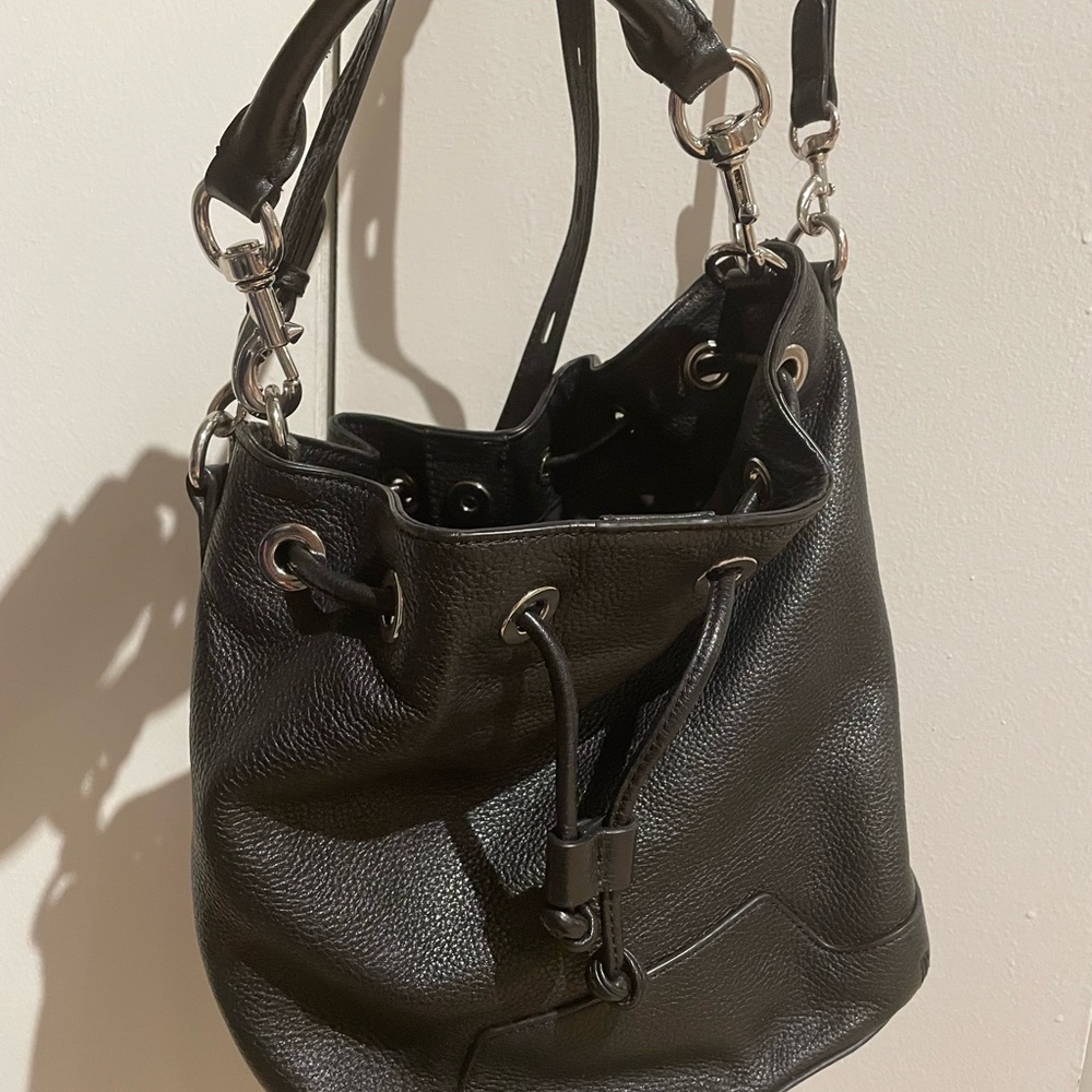 Rebecca Minkoff leather bucket bag